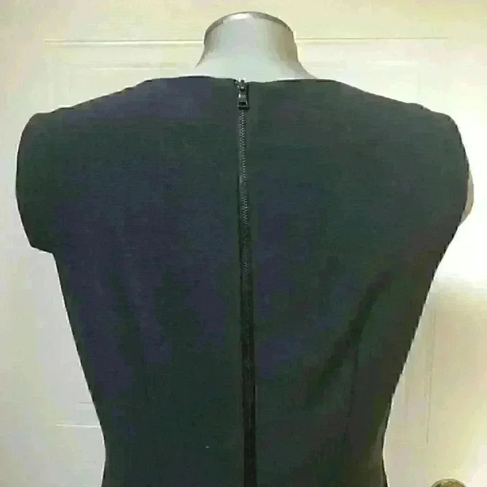 Laundry Shelli Segal Dress Knee Length Gray - Picture 3 of 10